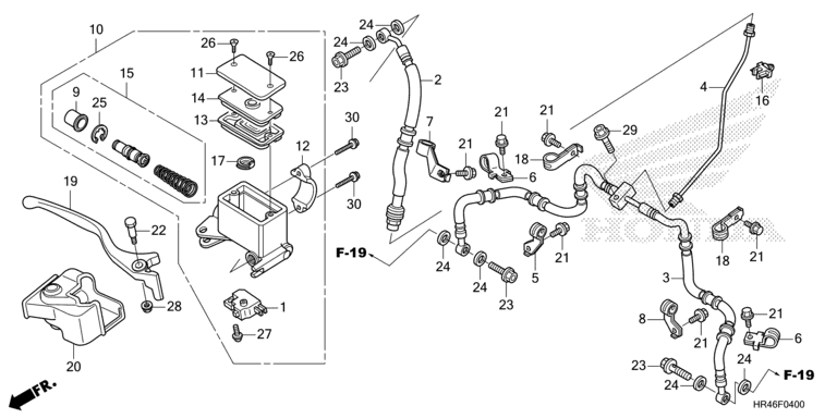 FRONT BRAKE MASTER CYLINDER
