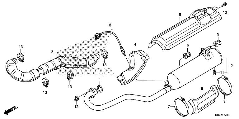 EXHAUST MUFFLER