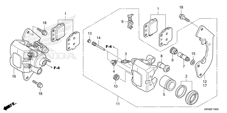 FRONT BRAKE CALIPER