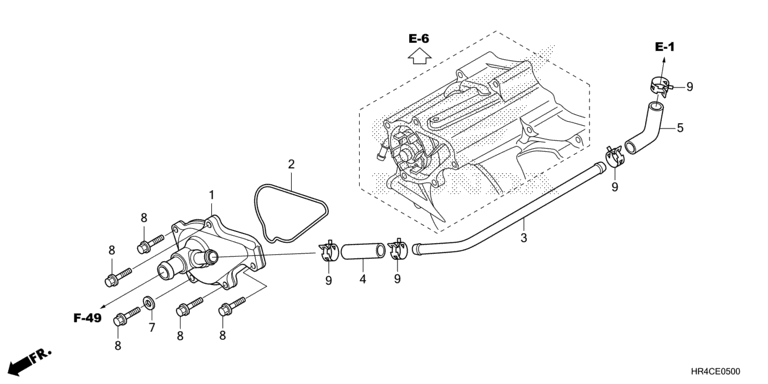 WATER PUMP COVER