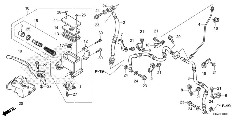 FRONT BRAKE MASTER CYLINDER