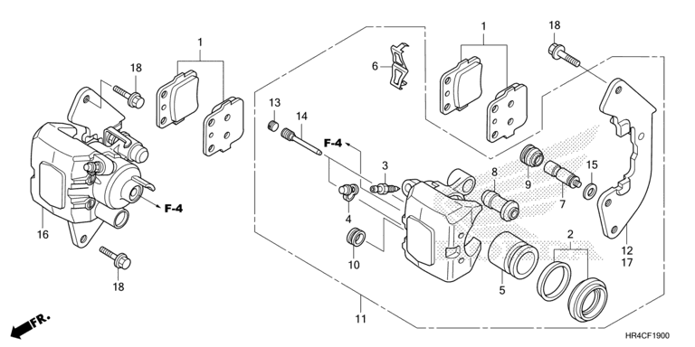 FRONT BRAKE CALIPER
