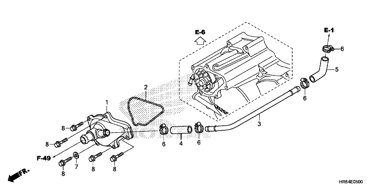 WATER PUMP COVER