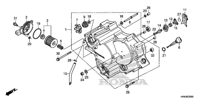 FRONT CRANKCASE COVER