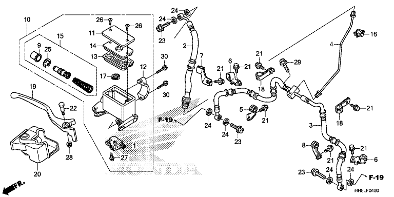 FRONT BRAKE MASTER CYLINDER