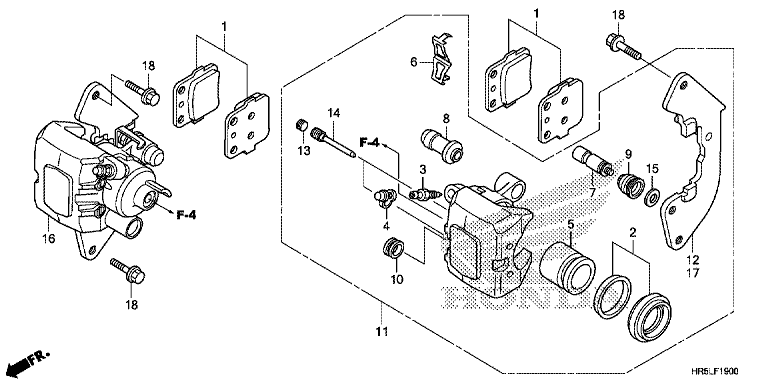 FRONT BRAKE CALIPER