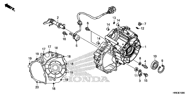 REAR CRANKCASE COVER
