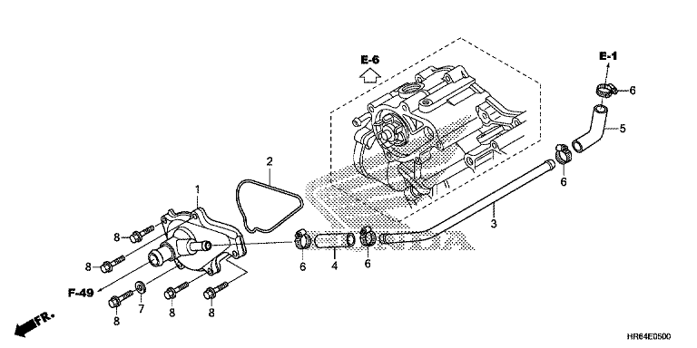 WATER PUMP COVER