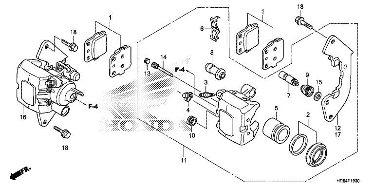 FRONT BRAKE CALIPER