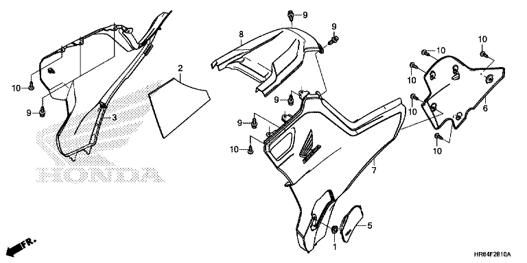SIDE COVER/TANK COVER