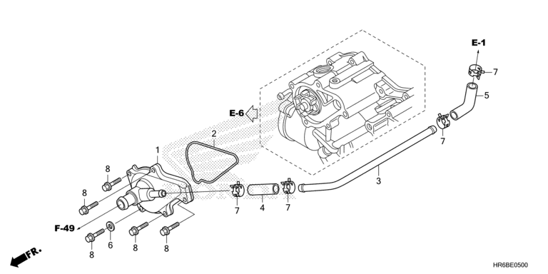 WATER PUMP COVER