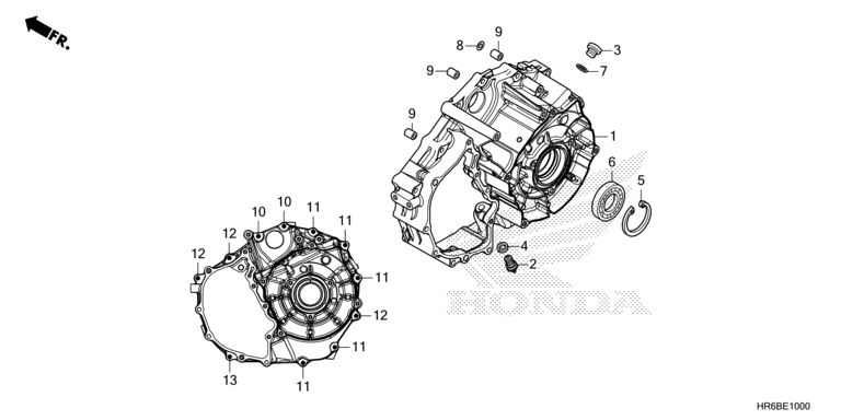 REAR CRANKCASE COVER