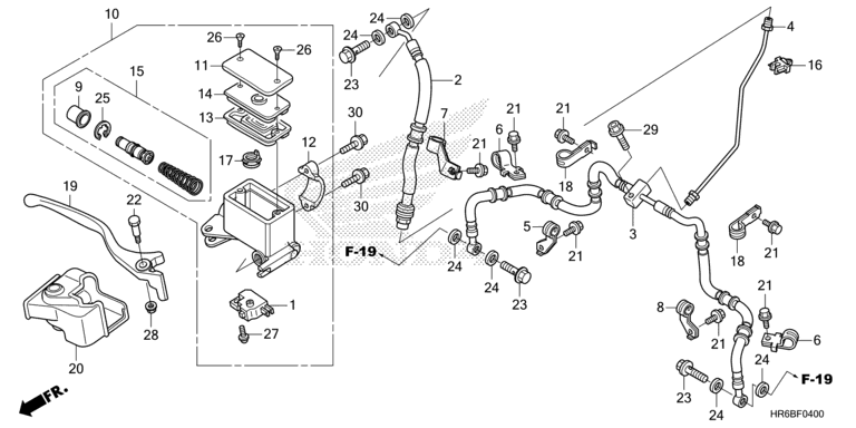 FRONT BRAKE MASTER CYLINDER