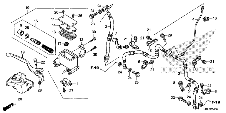 FRONT BRAKE MASTER CYLINDER