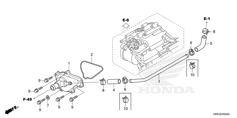 WATER PUMP COVER