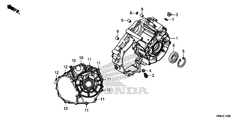 REAR CRANKCASE COVER
