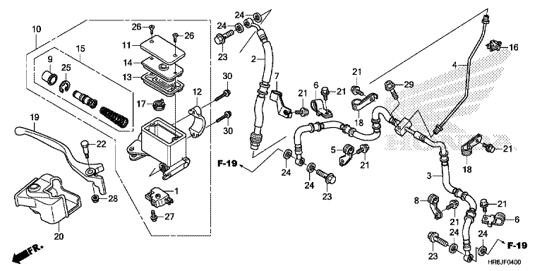 FRONT BRAKE MASTER CYLINDER