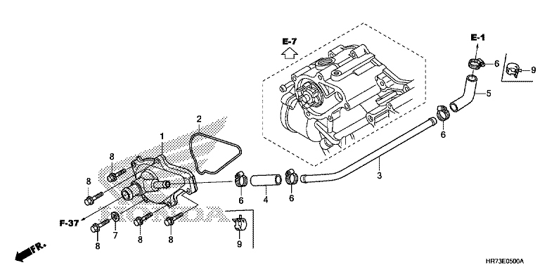 WATER PUMP COVER