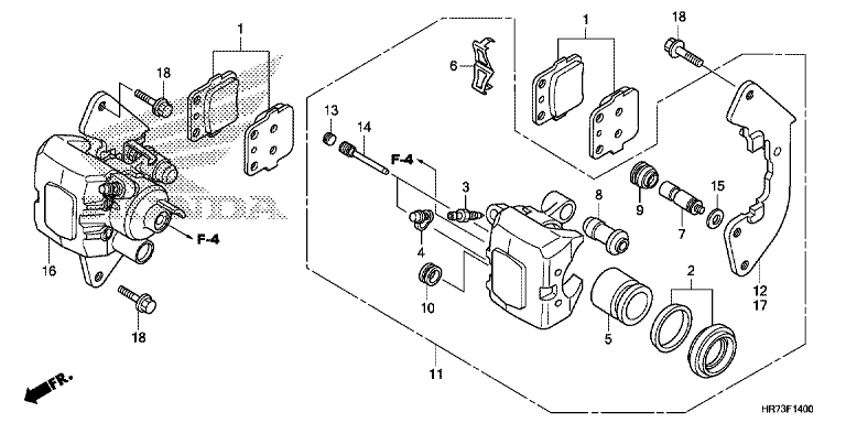 FRONT BRAKE CALIPER