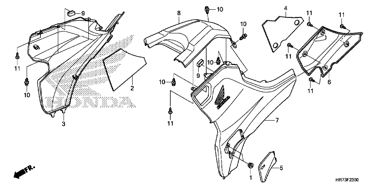SIDE COVER/TANK COVER