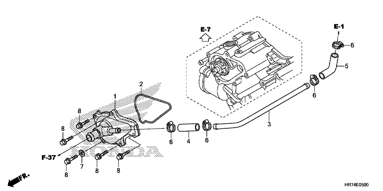 WATER PUMP COVER