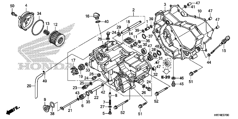 FRONT CRANKCASE COVER
