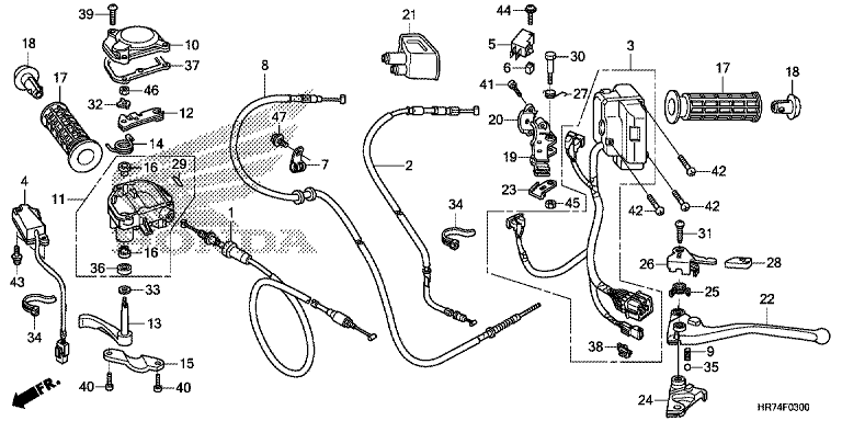 HANDLE LEVER/SWITCH/CABLE