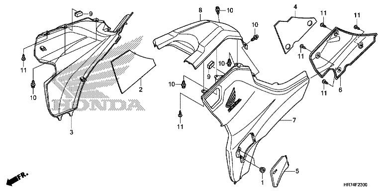 SIDE COVER/TANK COVER