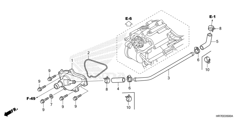 WATER PUMP COVER