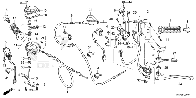 HANDLE LEVER/SWITCH/CABLE