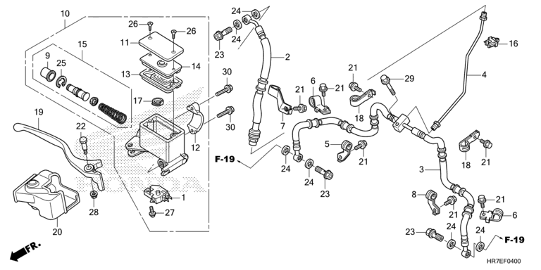 FRONT BRAKE MASTER CYLINDER