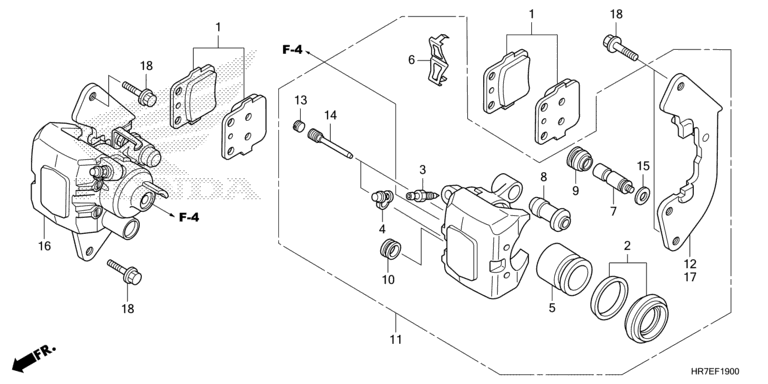 FRONT BRAKE CALIPER