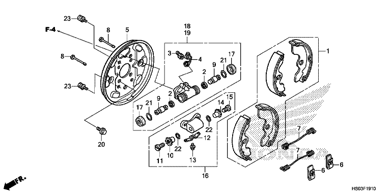 FRONT BRAKE PANEL