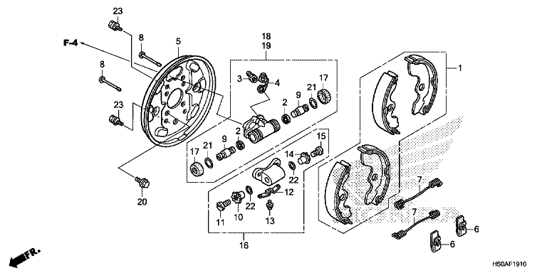 FRONT BRAKE PANEL