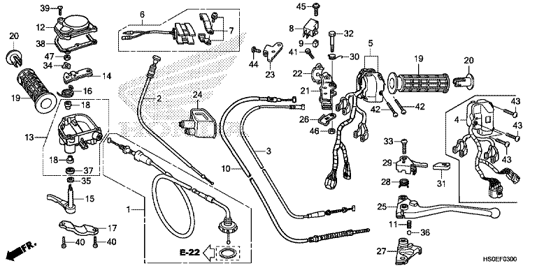 HANDLE LEVER/SWITCH/CABLE