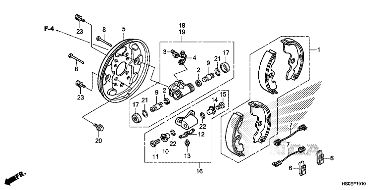 FRONT BRAKE PANEL