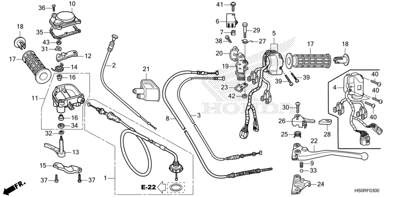 HANDLE LEVER/SWITCH/CABLE