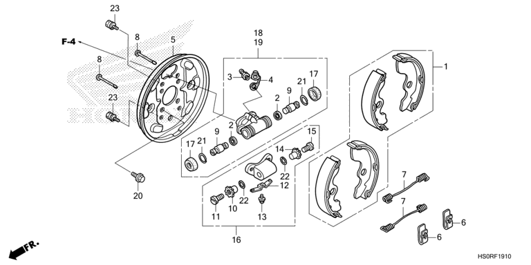 FRONT BRAKE PANEL