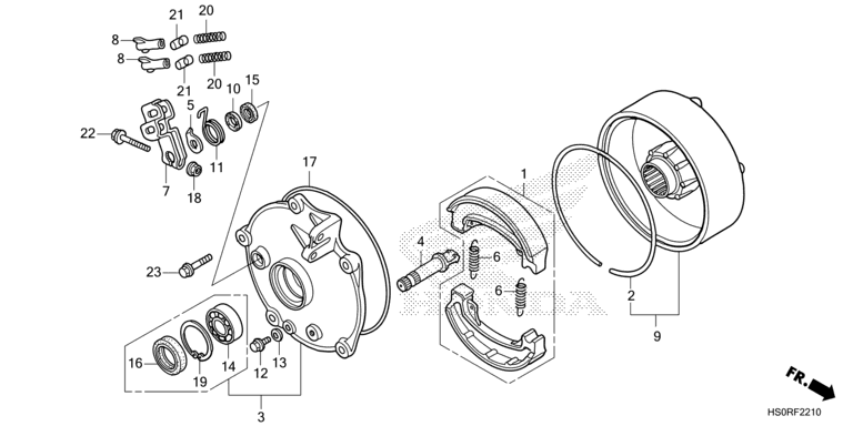 REAR BRAKE DRUM