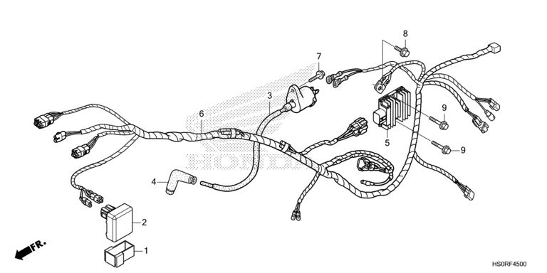 WIRE HARNESS (TRX250TM1)