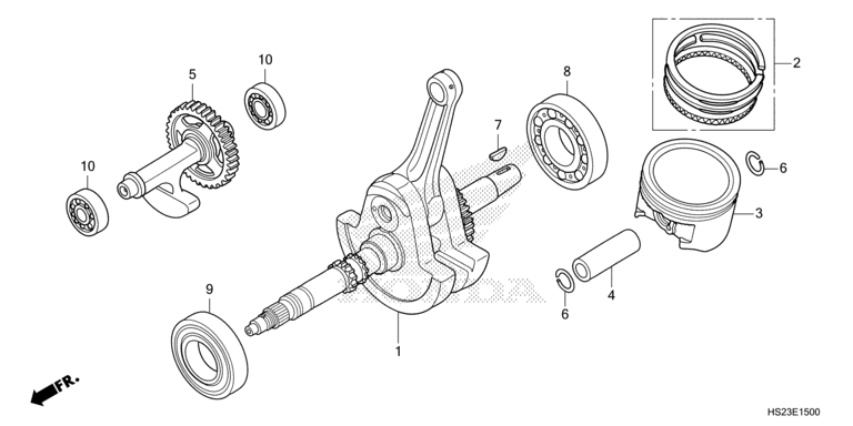 CRANKSHAFT/PISTON