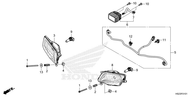 HEADLIGHT (TRX700FA5R)