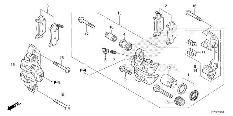FRONT BRAKE CALIPER