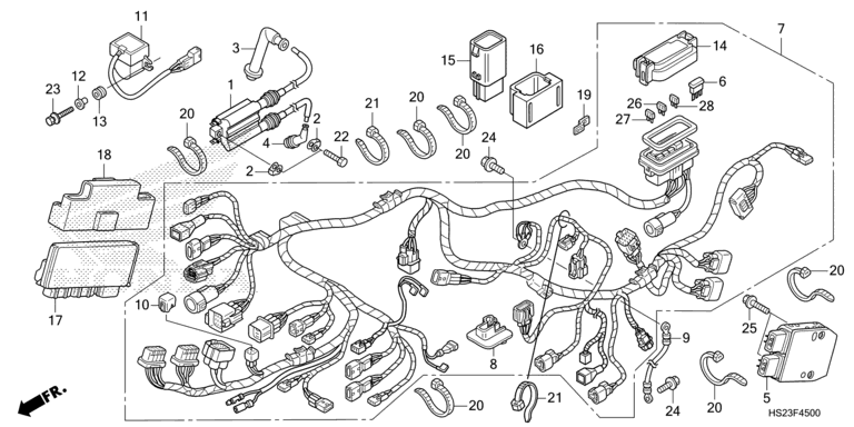 WIRE HARNESS (TRX680FA5N,P)
