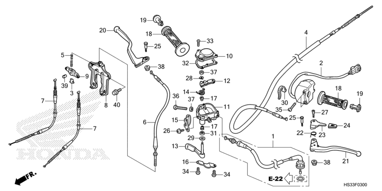 HANDLE LEVER/SWITCH/CABLE