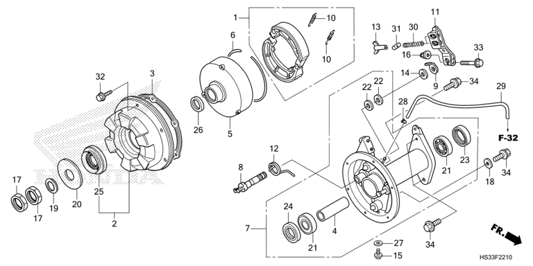 REAR BRAKE PANEL