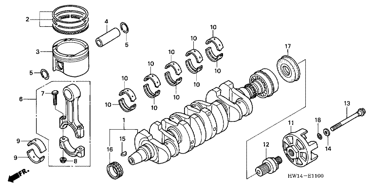 CRANKSHAFT/PISTON