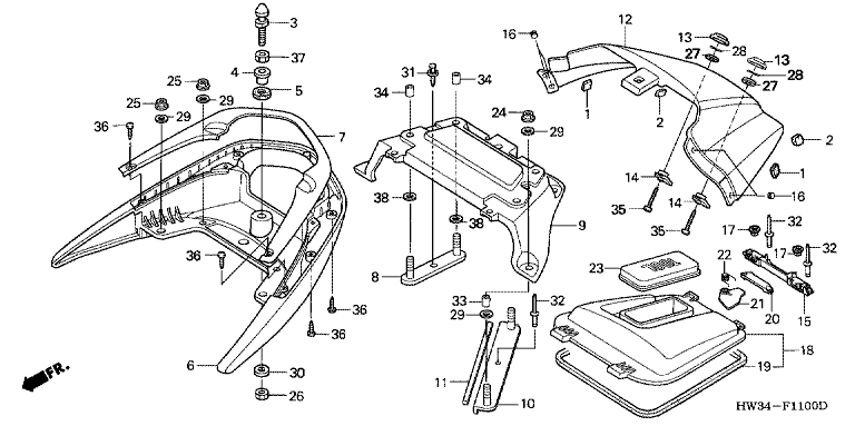 REAR GRIP/REAR TRAY