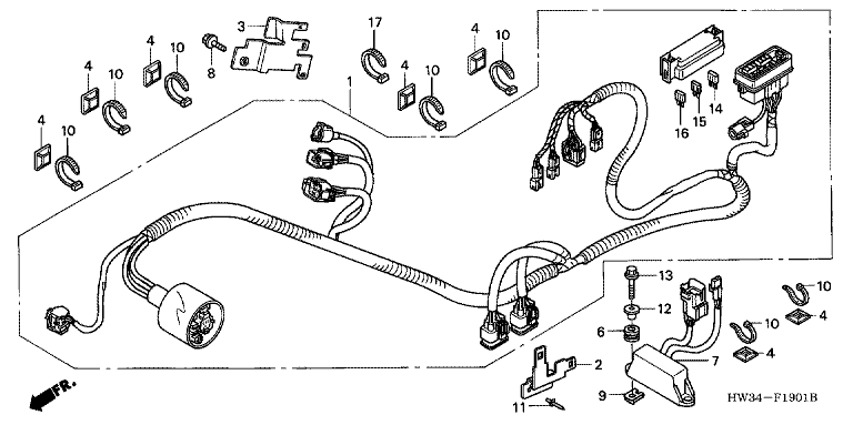 WIRE HARNESS (FRAME)