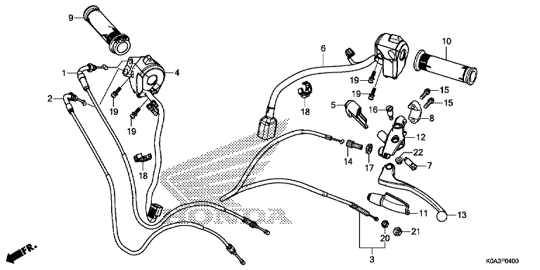 HANDLE LEVER/SWITCH/CABLE